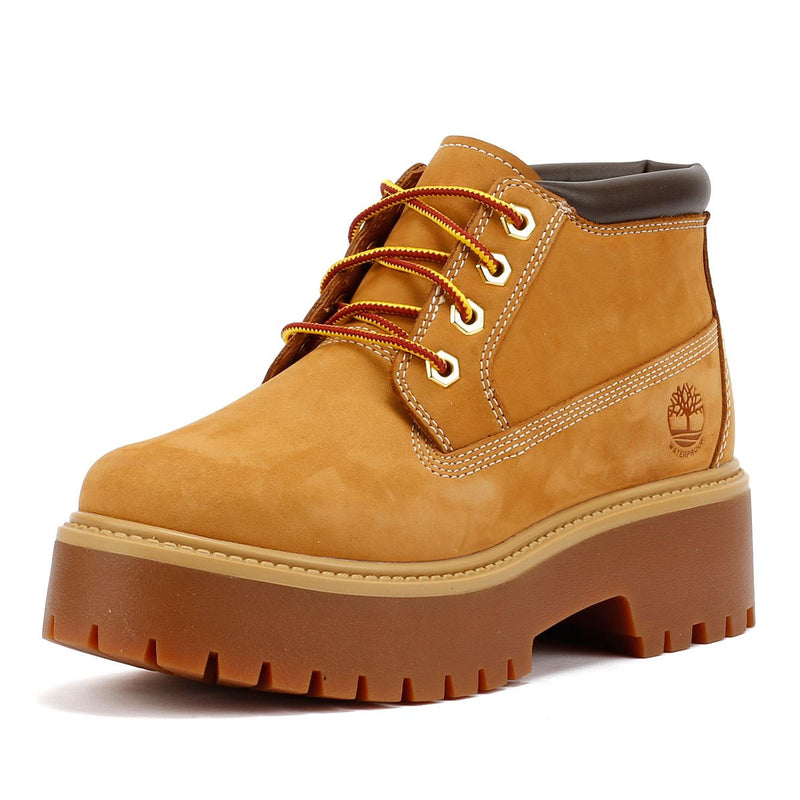 Timberland Stone Street Nellie Stivali Da Donna In Pelle Gialla