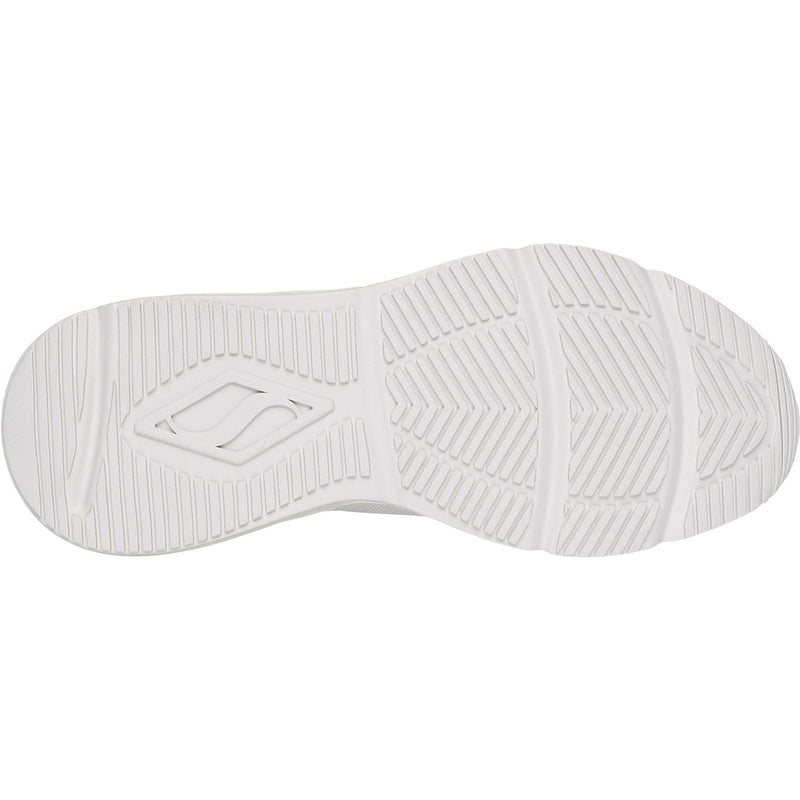 Skechers Tres-Air Uno Easy Steppers Sneakers Da Donna In Tessuto Color Panna