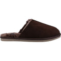 Hush Puppies Coady Pantofole Marroni Da Uomo In Camoscio