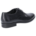 Hush Puppies Ollie Cap Toe Scarpe Stringate In Pelle Da Uomo Nere