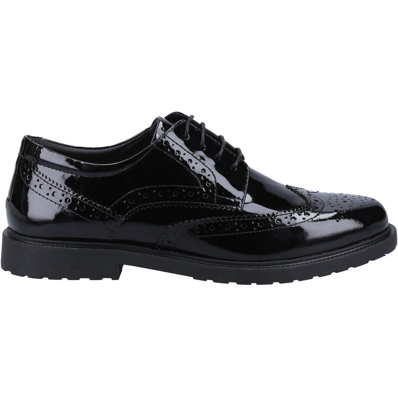 Hush Puppies Verity Scarpe Stringate Nere In Vernice Da Donna