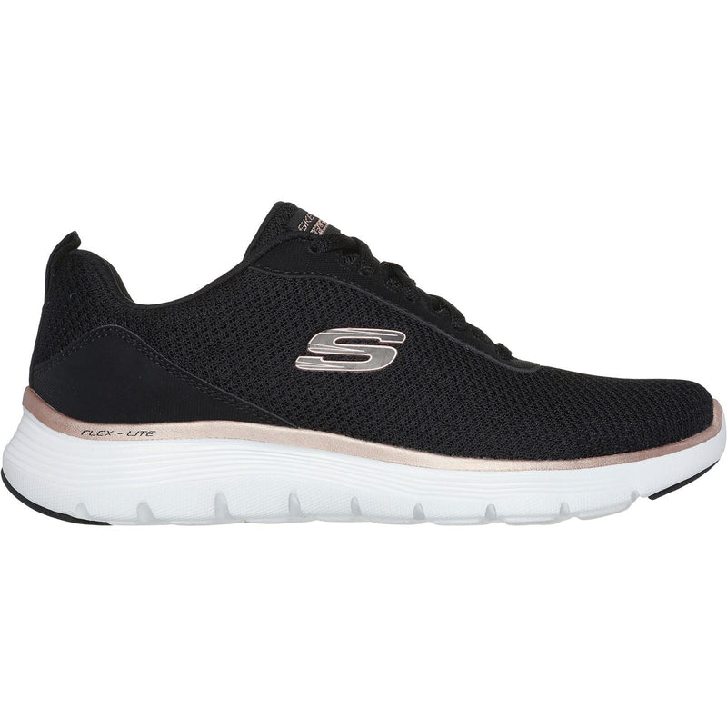 Skechers Flex Appeal 5.0 Uptake Scarpe Da Ginnastica Nere/Oro Rosa Da Donna