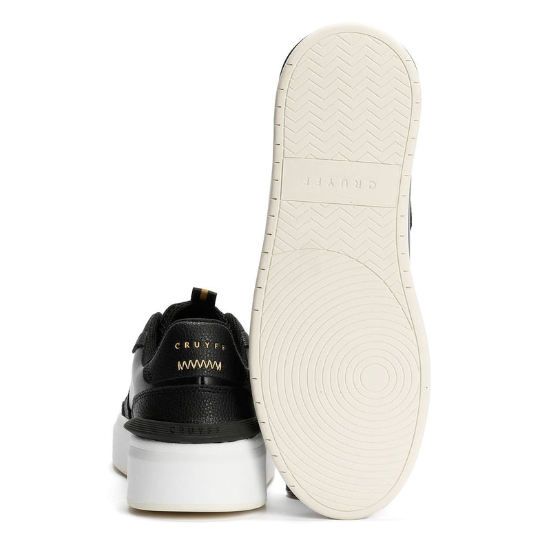 Cruyff Endorsed Tennis Scarpe Da Ginnastica Nere Da Uomo In Pelle