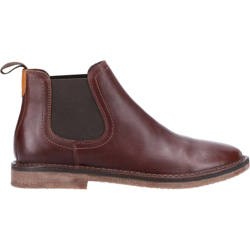 Hush Puppies Shaun Stivali Da Uomo In Pelle Marrone.