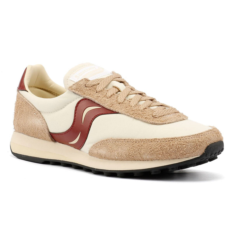 Saucony Trainer 80 Original Sneakers Beige In Camoscio