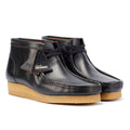 Clarks Originals Wallabee Stivali Da Uomo In Pelle Nera