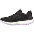 Skechers Go Walk Workout Walker Outpace Sneakers Nere/Lavanda Da Donna In Poliestere