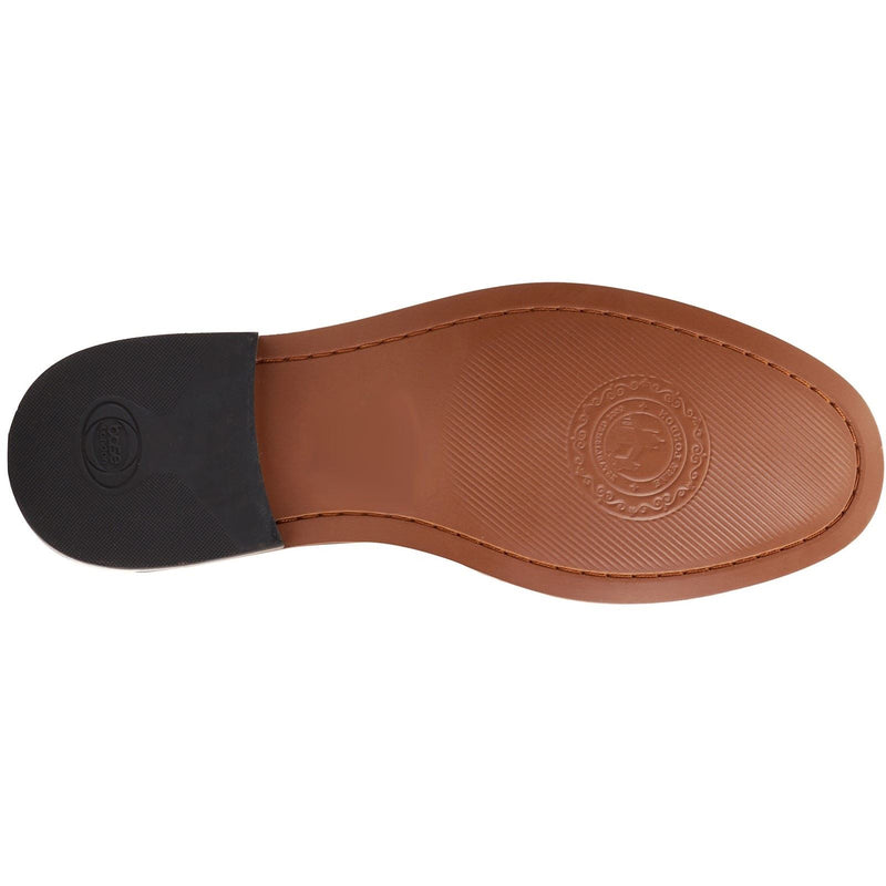 Base London Madison Scarpe Da Uomo In Pelle Color Cuoio Bruciato