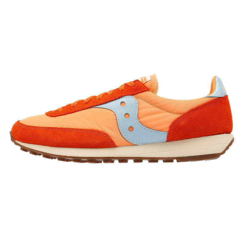 Saucony Trainer 80 Sneakers In Camoscio Arancione.