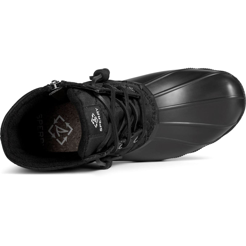 Sperry Saltwater SeaCycled RPET Stivali Da Pioggia Neri In Sintetico