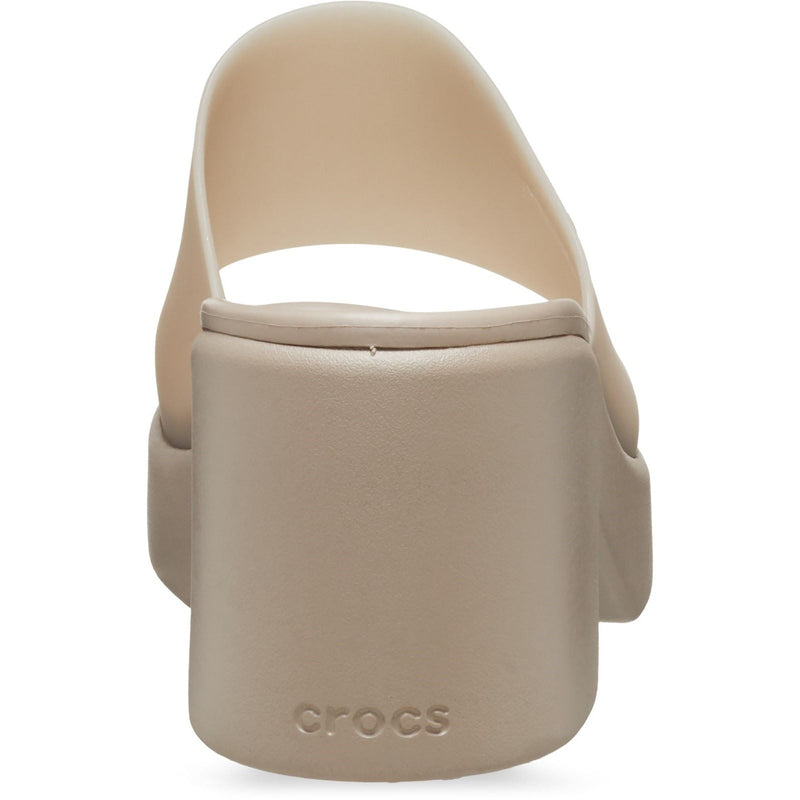 Crocs Brooklyn Slide Heel Sandali Da Donna Color Taupe