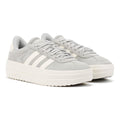 Adidas VL Court Bold Scarpe Da Ginnastica Grigie In Pelle Da Donna