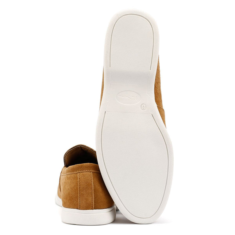 Ben Sherman Amarillo Pantofole Uomo In Camoscio Marrone