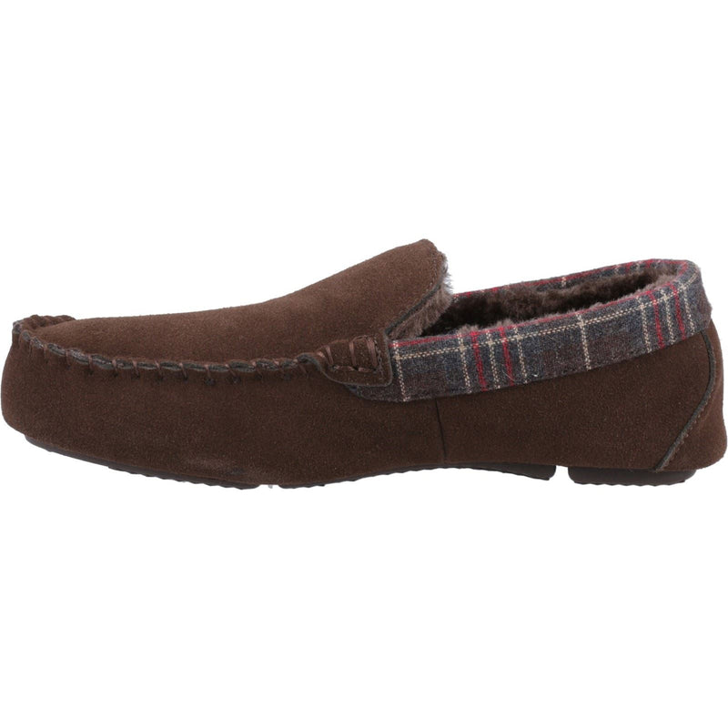 Hush Puppies Andreas Pantofole Marroni Da Uomo In Camoscio