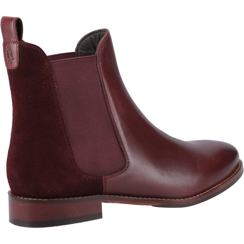 Hush Puppies Colette Stivali Bordeaux Da Donna In Camoscio