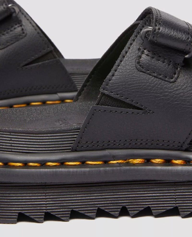 Dr. Martens Raine Athena  Ciabatte Nere Da Donna In Pelle
