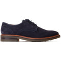 Base London Mawley Scarpe Oxford In Pelle Blu Scuro Da Uomo