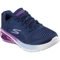 Skechers Go Walk Air 3.0 Sneaker Da Donna In Tessuto Blu Scuro/Viola