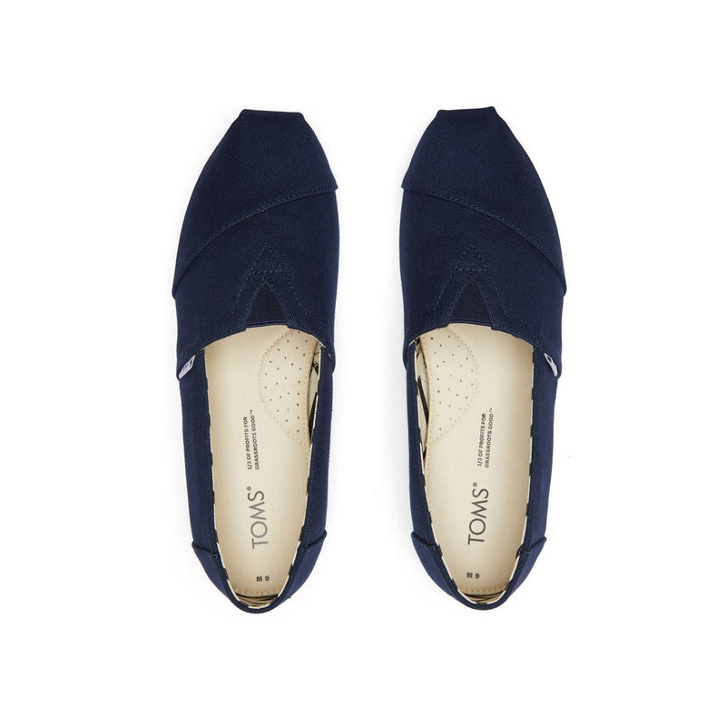 TOMS Alpargata Espadrillas In Cotone Al 100% Da Uomo, Colore Blu Scuro