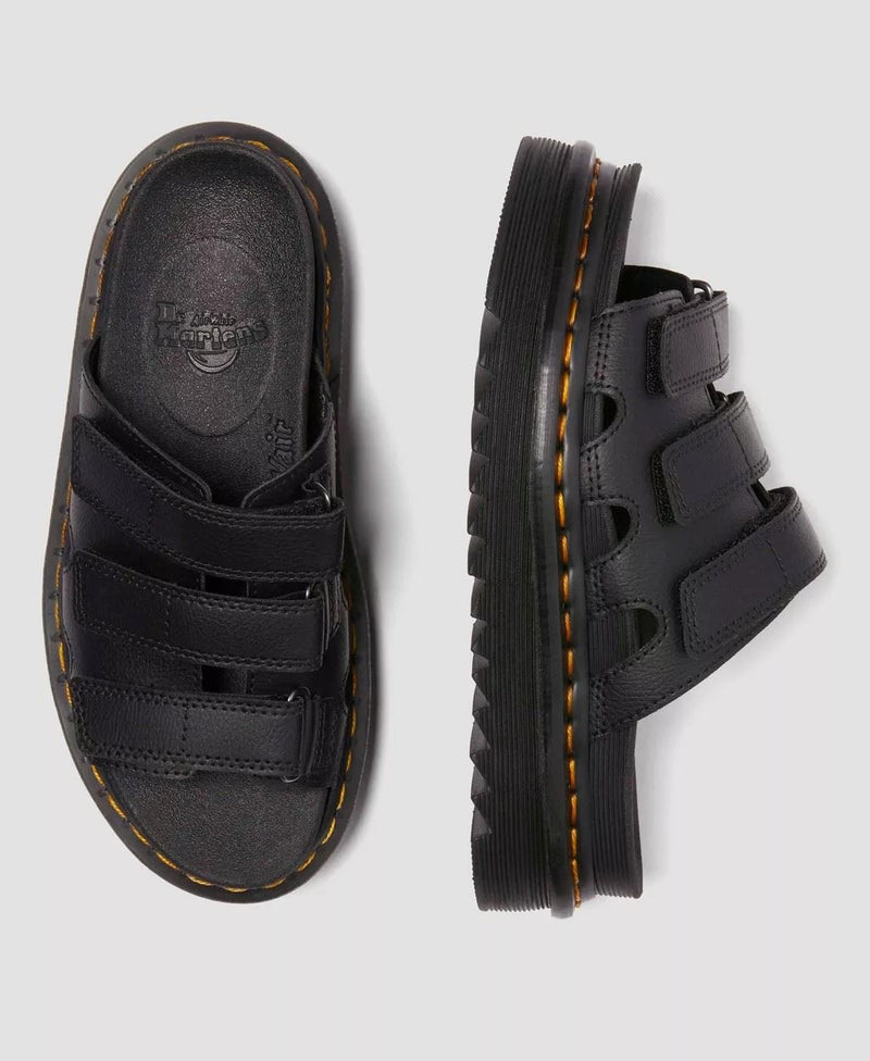 Dr. Martens Raine Athena  Ciabatte Nere Da Donna In Pelle