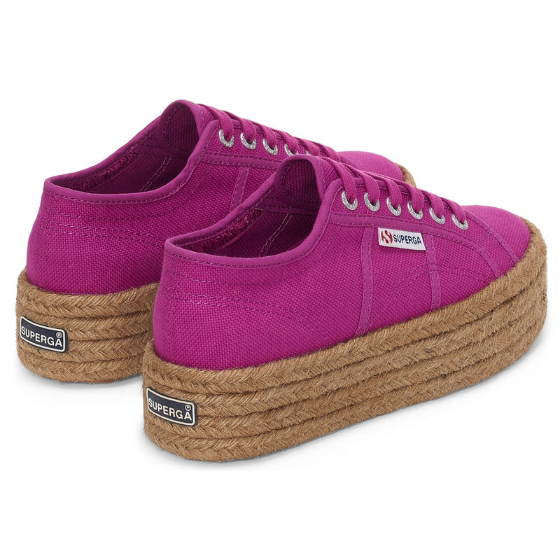 Superga 2790 Rope Sneakers Da Donna Viola Viola Al 100% In Cotone