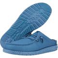 HEYDUDE Wally Slip Canvas Pantofole Blu In Cotone Al 100% Da Uomo