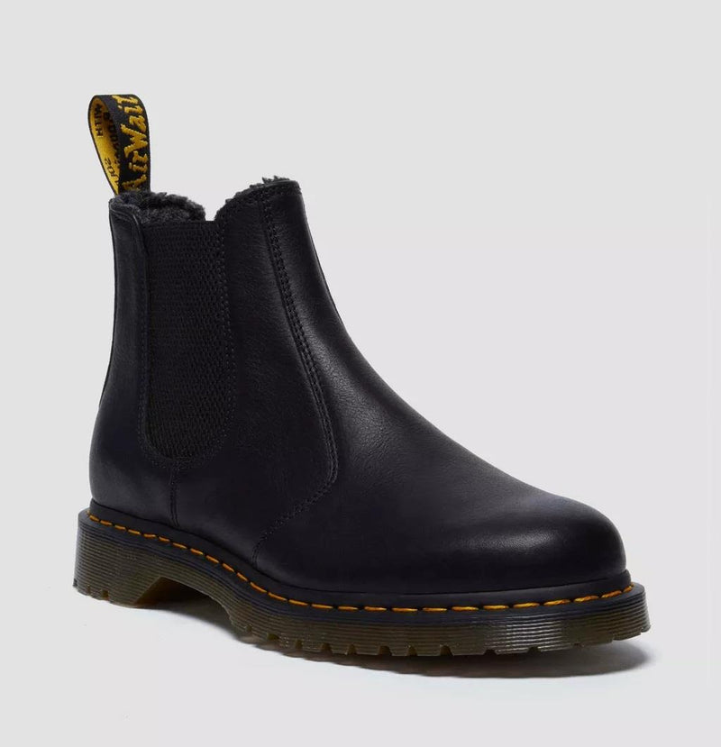 Dr. Martens 2976 WL Grizzly Stivali Neri In Pelle