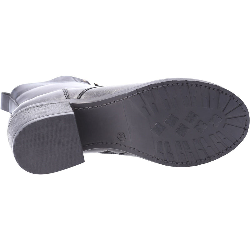 Hush Puppies Harriet Stivali Da Donna In Pelle Nera