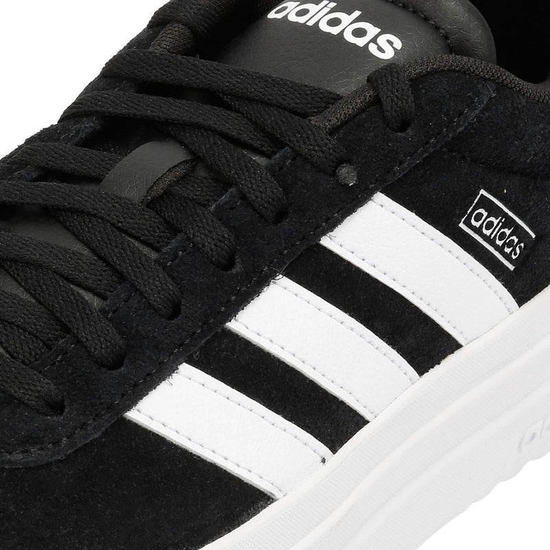 Adidas VL Court Bold Scarpe Da Ginnastica Nere In Pelle Da Donna