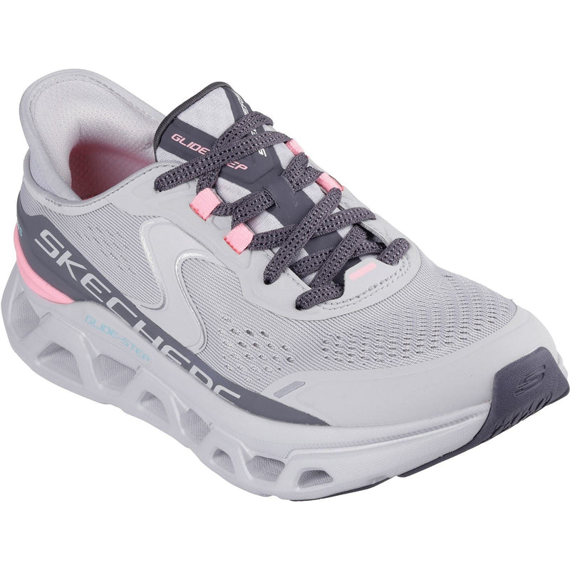 Skechers Glide-Step Altus Sneakers Sintetiche Da Donna Grigie/Rosa