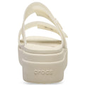 Crocs Brooklyn Buckle Low Wedge Sandali In Pietra Arenaria Da Donna