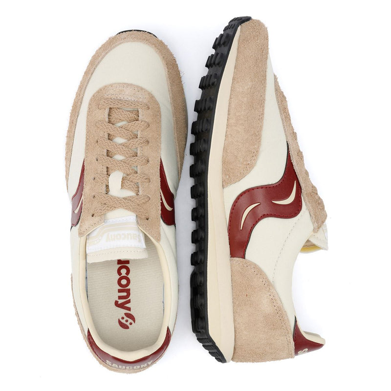 Saucony Trainer 80 Original Sneakers Beige In Camoscio