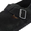 Birkenstock London Scarpe Comode In Camoscio Nero