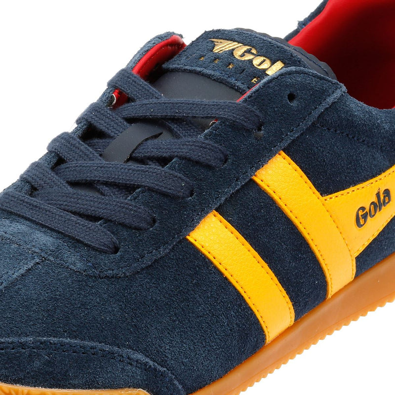Gola Harrier Sneakers Da Donna In Camoscio Blu