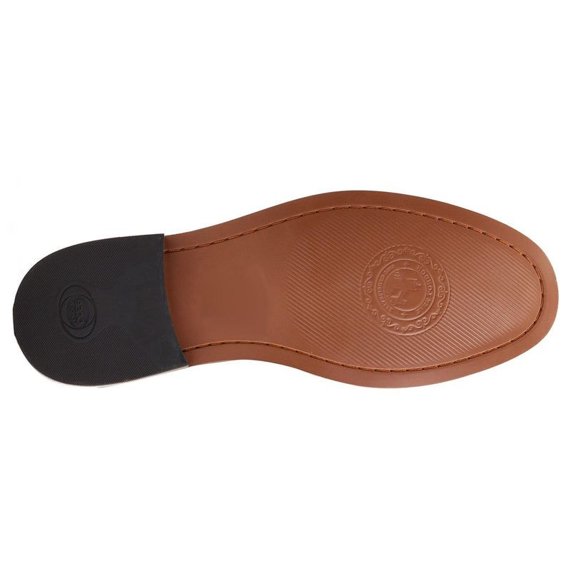 Base London Garfield Scarpe Da Uomo In Pelle Color Tan Bruciate