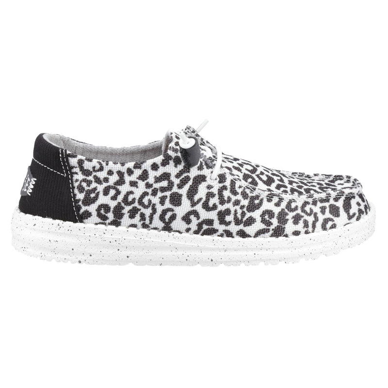 HEYDUDE Wendy Leopard Mocassini Neri/Grigi Da Donna