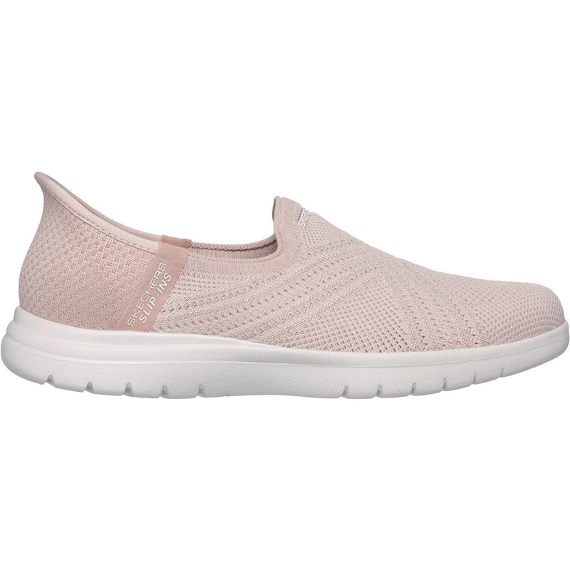 Skechers On-the-GO Flex Excellency Sneakers Rosa Da Donna In Tessuto