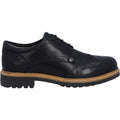 Hunter Cawdor Scarpe Nere In Stile Brogue In Pelle Da Uomo