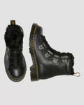 Dr. Martens 1460 Lace To Toe Stivali Da Donna In Pelle Nera