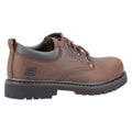 Skechers Tom Cats Scarpe In Pelle Scura Da Uomo Con Lacci Marrone Scuro.