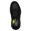 Skechers Garza Gervin Scarpe Stringate In Pelle Da Uomo Nere