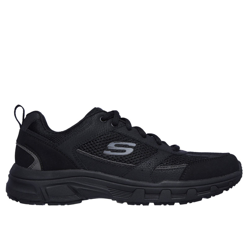 Skechers Oak Canyon Verketta Sneakers Da Uomo In Pelle Nera