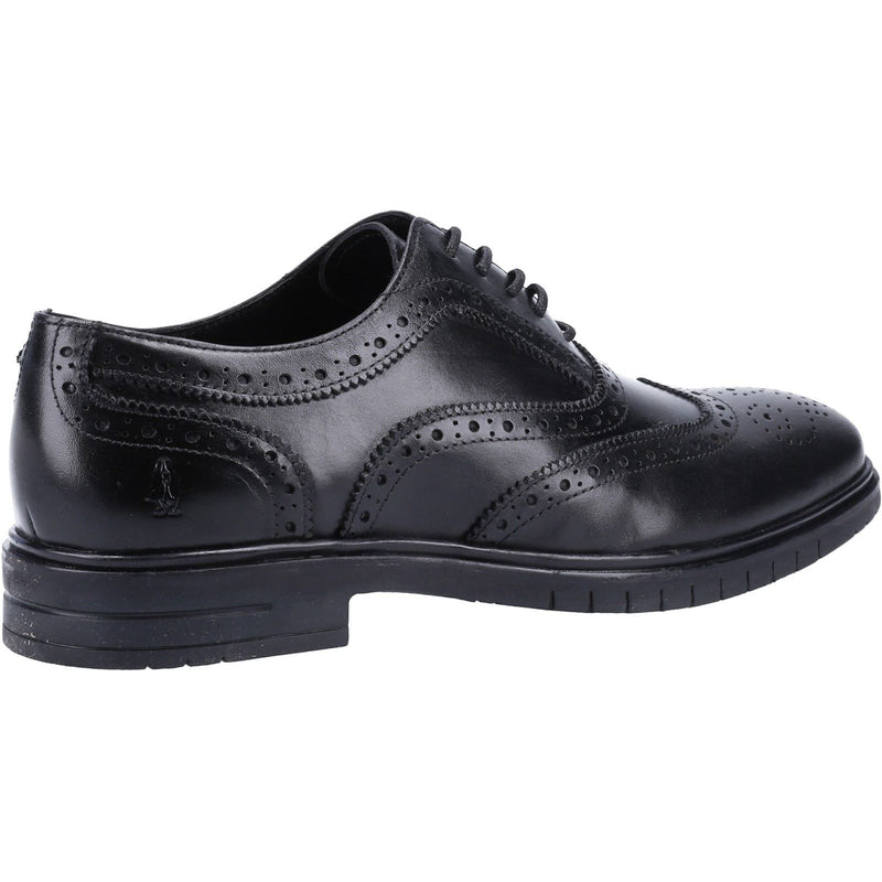 Hush Puppies Santiago Scarpe Stringate In Pelle Da Uomo Nere