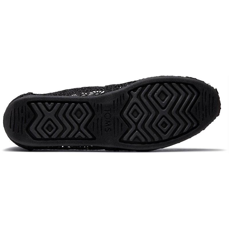 TOMS Alpargata Espadrillas Nere Da Donna In Sintetico