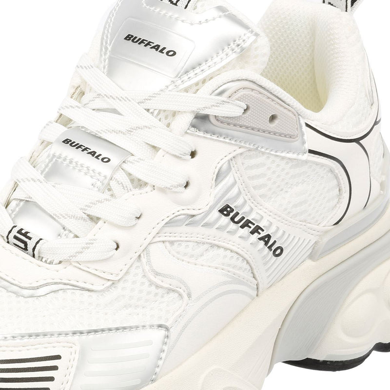 Buffalo Truck Scarpe Da Ginnastica Bianche Da Donna