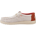 HEYDUDE Wally Resort Scarpe Mocassino Rosse Multi/Chili In Misto Poliestere Da Uomo