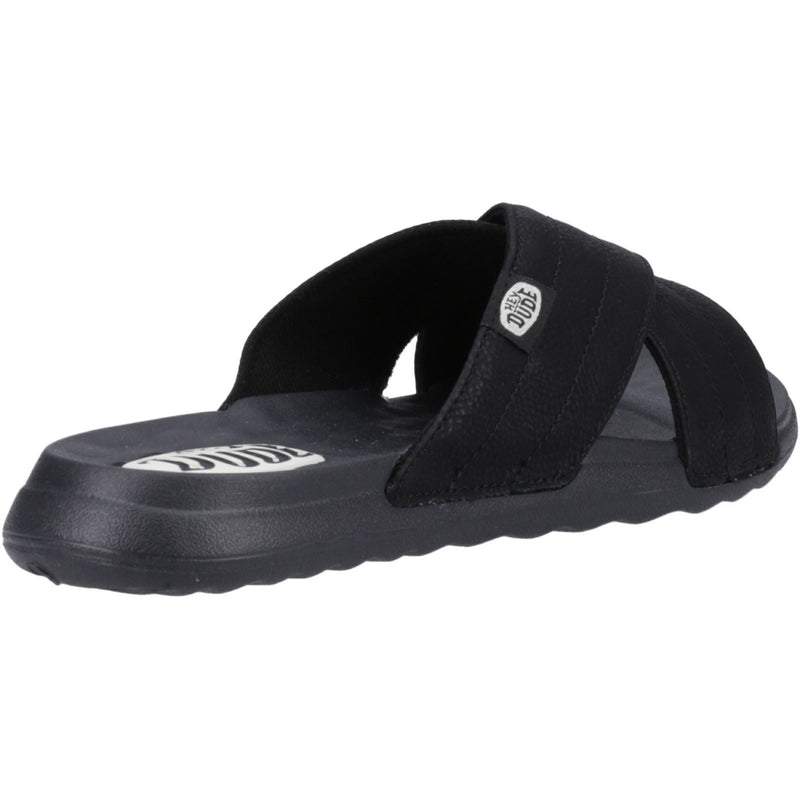HEYDUDE Christi Slide Distressed Sandali Neri Da Donna