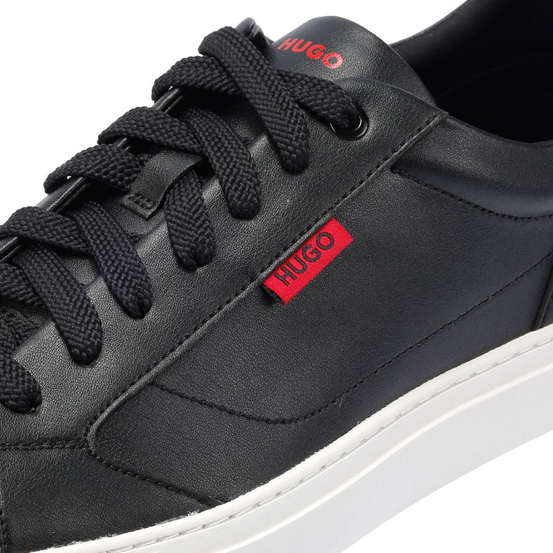 Hugo Morrie Tennis Sneakers Da Uomo Nere In Similpelle