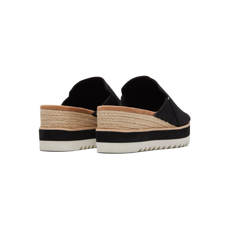 TOMS Diana Mule Zeppe Nere Da Donna In Sintetico