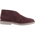 Hush Puppies Samuel Stivali In Camoscio Bordeaux Da Uomo